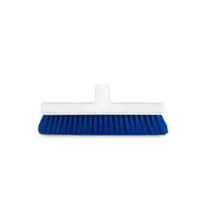 BALAI MI-DURE HACCP DOUILLE DROITE 30 CM BLEU