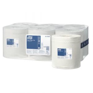 TORK - BOBINE DÉVIDAGE CENTRALE SANS MANDRIN BLANCHE 450 FTS CERTIFIE ECOLABEL ET FSC - COLIS DE 6