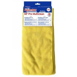 LAVETTE MICROFIBRE MF PRO MULTICLEAN JAUNE PAQUET DE 5
