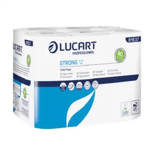 LUCART - PAPIER TOILETTE STRONG ECOLABEL 2 PLIS -  COLIS DE 96 - Réf.811E37